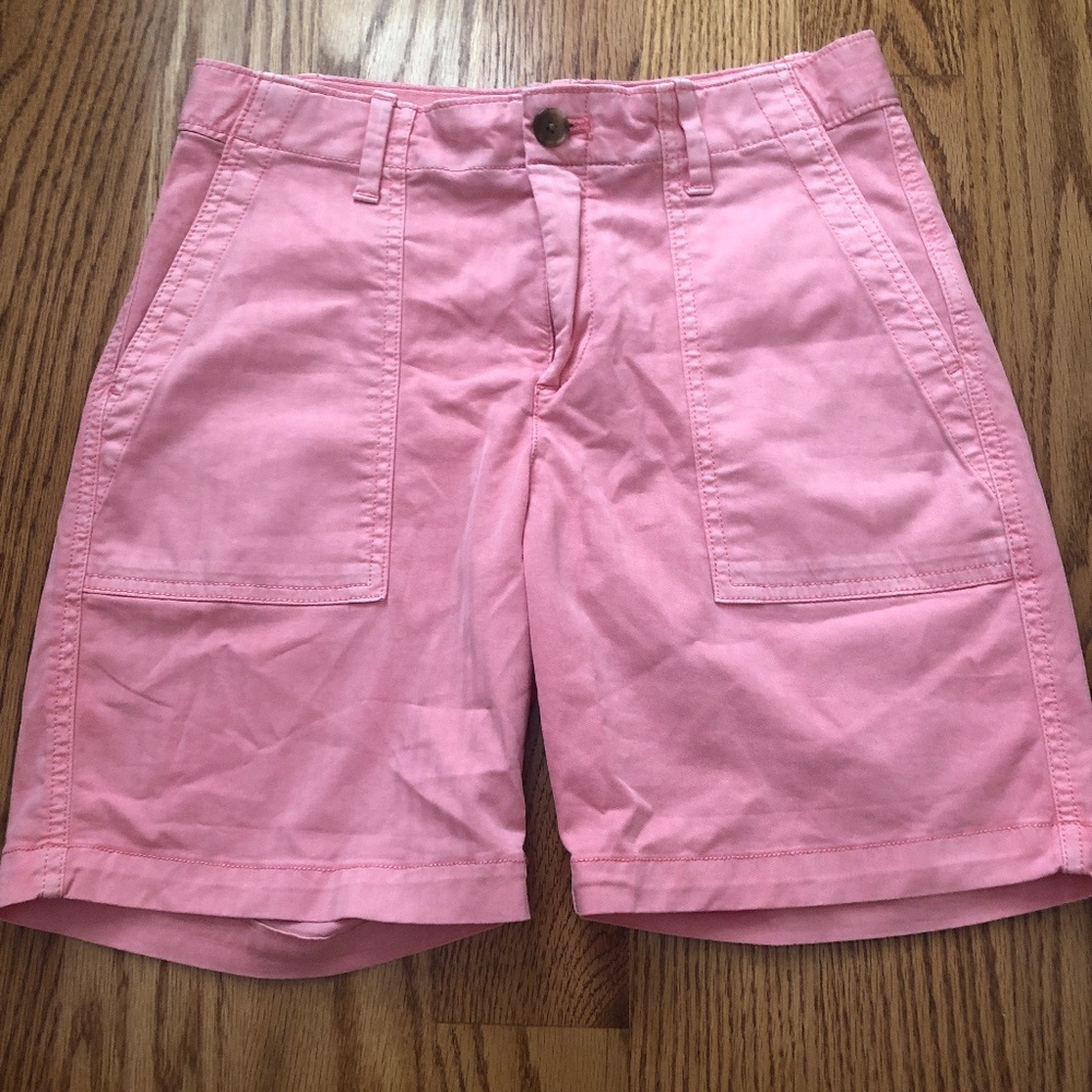 Pink medium length shorts